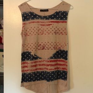 American flag tank